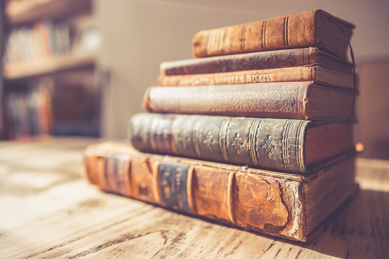 Codici e libri di diritto rilegati in pelle